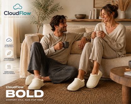 CloudFlow™ BOLD | Warme Unisex Comfort Sloffen
