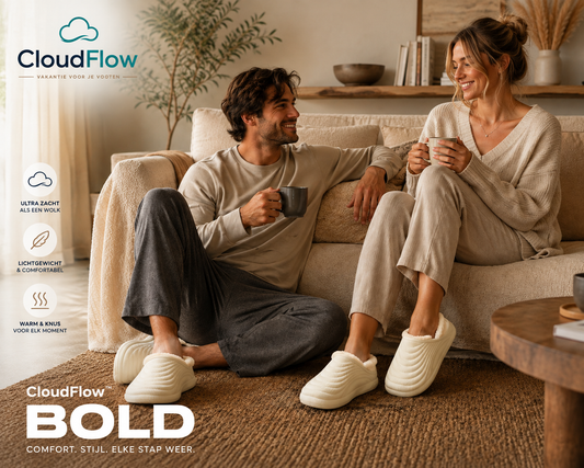 CloudFlow™ BOLD | Warme Unisex Comfort Sloffen