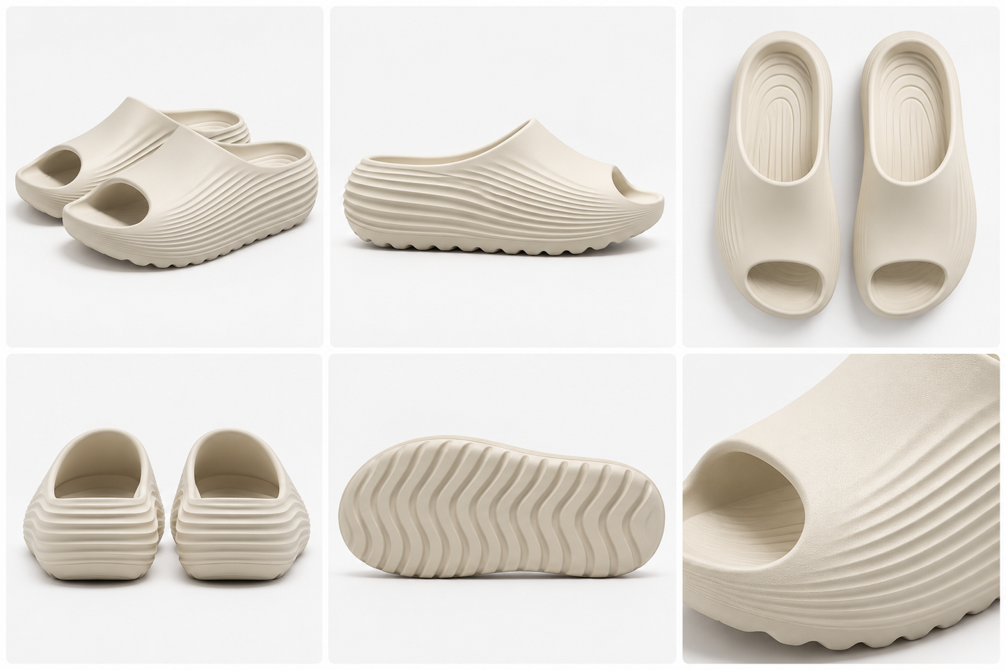 ￼CloudFlow™ Riviera Slides | Premium Comfort Collection