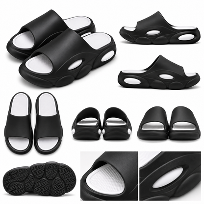 CloudFlow™ Nova Drift | Chunky Comfort Slides