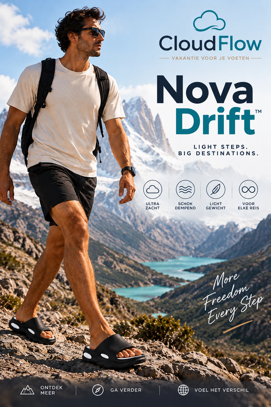 CloudFlow™ Nova Drift | Chunky Comfort Slides